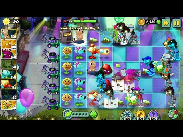 Plants vs. Zombies 2 Android Gameplay  – Neon Mixtape #5