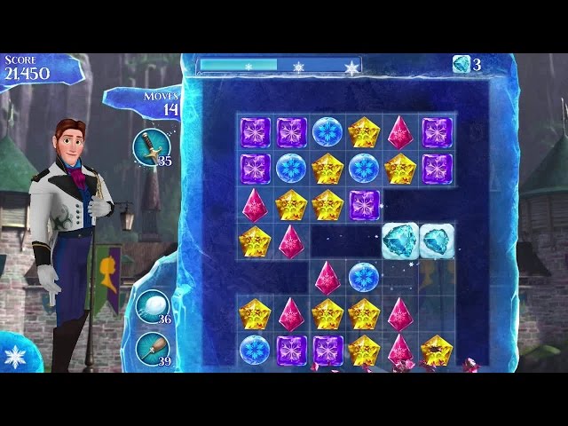 Frozen Free Fall Android Gameplay #5