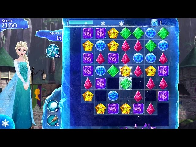 Frozen Free Fall Android Gameplay #4
