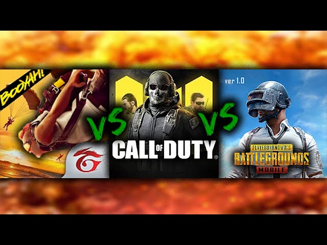 Garena Free Fire VS PUBG Mobile VS Call of Duty Mobile – Battle Royale Mobile Games