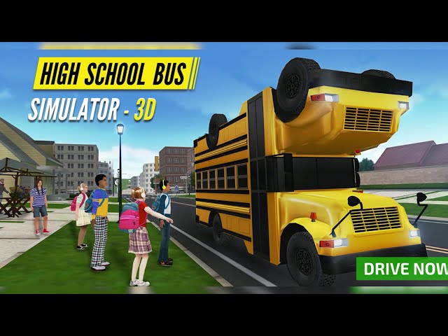 Super High School Bus Driving Simulator 3D  Android Gameplay