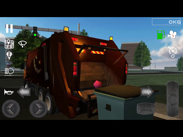 Trash Truck Simulator Android Gameplay #2