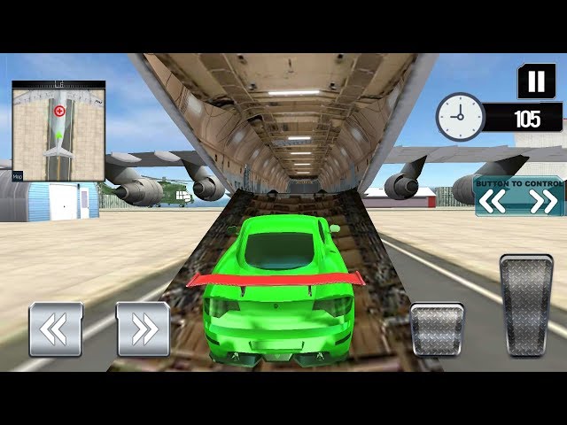 Modern Car Transporter Plane Android Gameplay #2
