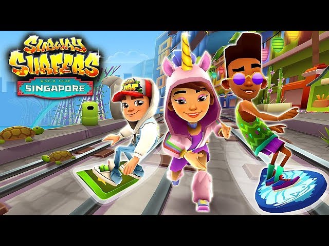 Subway Surfers Singapore Android Gameplay #4