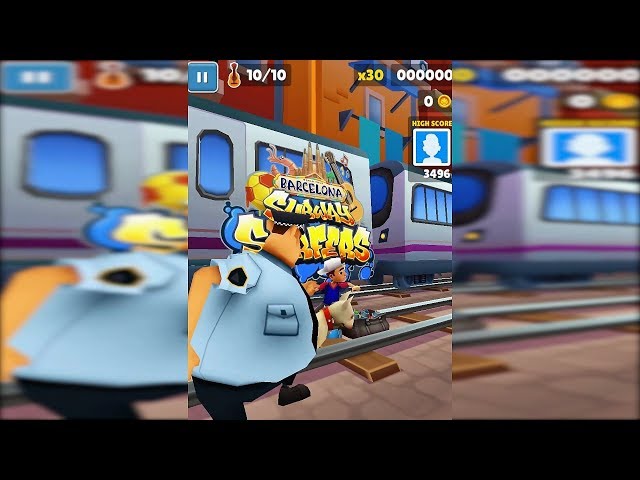 Subway Surfers Barcelona Android Gameplay #2