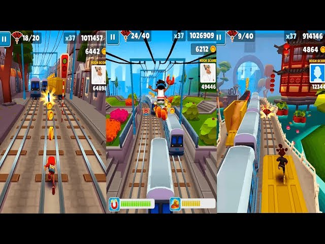 Subway Surfers Jake  vs Edison vs Frizzy