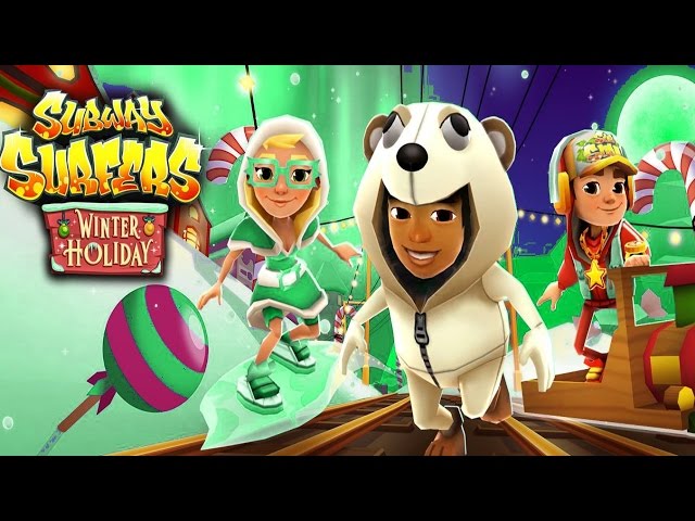 Subway Surfers Winter Holiday Android Gameplay #2