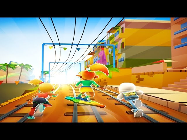 Subway Surfers: Rio Android Gameplay #4
