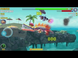 Hungry Shark Evolution Leo  (Liopleurodon) Android Gameplay #6