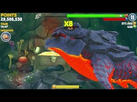 Hungry Shark Evolution Pyro Shark Android Gameplay #25