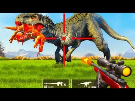 Real Dinosaur hunt 3D Gun Game Android Gameplay