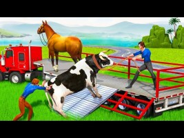 Farm Animals Transport Truck Android Gameplay | Wild Animals
