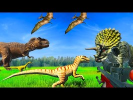 Dinosaur Hunter Shooting Game Android Gameplay | Joyo Gamez