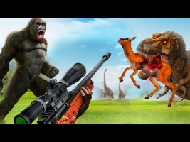 Wild Dino Hunting Gun Games 3d Android Gameplay #4 | Dinosaur Hunter