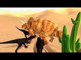 Hungry Raptor: Desert Dinosaur Hunt Android Gameplay #10 Dino Simulator Games 2022