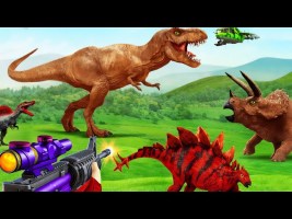 Real Dino Hunting Zoo Hunter Android Gameplay | Dinosaur Hunt