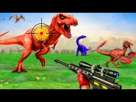 Dinosaur Hunter Escape/Shoot Android Gameplay | Dino Hunt #6