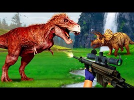 Angry Monster Dinosaur Shooting: Dino FPS 2022 Android Gameplay