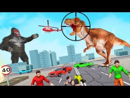 Dino Hunt 2021: New Dino Hunt City Map Android Gameplay | Dinosaur Hunter #3