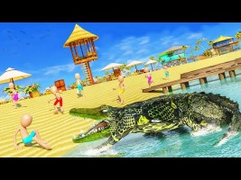 Angry Crocodile Attack Game Android Gameplay