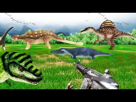 Dino Hunter Games 2021 – Dinosaur Hunter Jungle Safari Free Android Gameplay #3