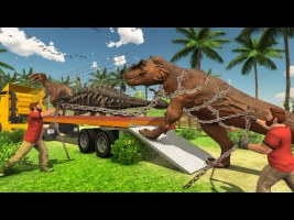 Jurassic Dinosaur Transport Animal Truck Android Gameplay | Dino Games