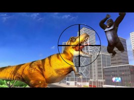 King Kong Gorilla Dino Games Android Gameplay | Gorilla Games – Smashy City Dino Hunter
