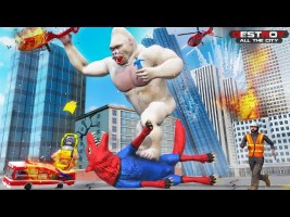 Angry Gorilla Dinosaur Rampage Android Gameplay | Dino Games