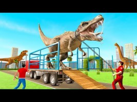 Dino Transport Truck: Zoo Animal Rescue Games Android Gameplay