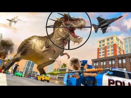 Gorilla Rampage City Attack Android Gameplay | Dinosaur rampage simulator