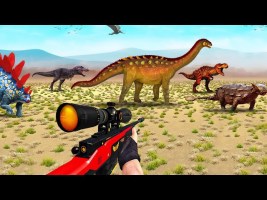 Sniper Dinosaur Hunting Games Android Gameplay | Real Dinosaur Hunting Game