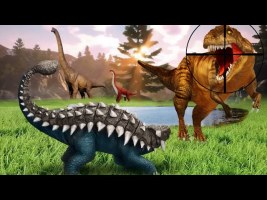 Dinosaur Hunter 2021 – Escape or Shoot,Choice Your Android Gameplay | Dino Hunt #2
