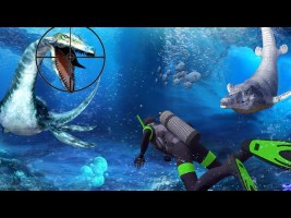 Dino Shark Hunter Underwater Game 2021 Android Gameplay | Dinosaur hunting