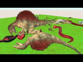 Animal Revolt Battle Simulator Android Gameplay | ARBS MOBILE | DINO VS ALL ANIMALS