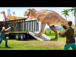Jurassic Animal Transport Games –  Farm Animal Transport Truck Driving Simulator Android Gameplay #2