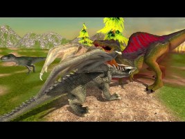 Dino Sim Games 2021 – Allosaurus Simulator : Dinosaur Survival Battle 3D Gameplay #5