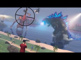 Jurrasic Animal Hunting Games: Monster Smash City – Godzilla vs Siren Head Android Gameplay