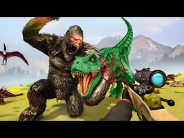 Dinosaur Games: Dino Hunting Games- Trex Games Android Gameplay
