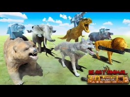 Beast Animals Kingdom Battle: Dinosaur Games Android Gameplay #2