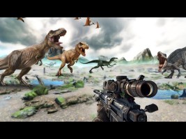 Dinosaur Games: Animal Hunting Games- Trex Games Android Gameplay