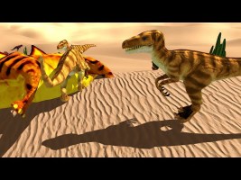 Hungry Raptor: Desert Dinosaur Hunt Android Gameplay #5 Dino Games 2021
