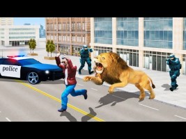 Angry Lion City Attack: Wild Animal Games 2021 Android Gameplay