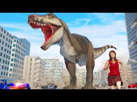 Angry Dino City Smasher: Dinosaur Rampage Game 3D Android Gameplay