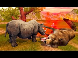 Animal Planet Gaming – Rhino Africa Simulator : Wild Animal Survival Game  Gameplay