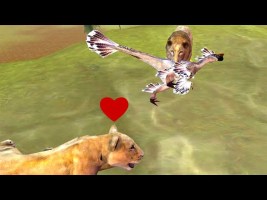 Lion vs Dinosaur Animal Simulator Game Android Gameplay