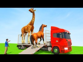 Safari Animals Transport Truck – Wild Simulator Android Gameplay #2