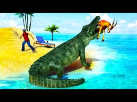 Animal Attack Simulator – Crocodile Games offline Android Gameplay
