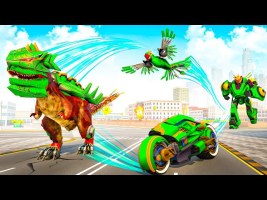 Dinosaur Games 2021 – Multi Robot Bike Transform: Dino Robot Car Game Android Gameplay #trex66