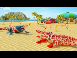 Animal Planet Games – Angry Crocodile Simulator: Crocodile Attack Android Gameplay #trex66