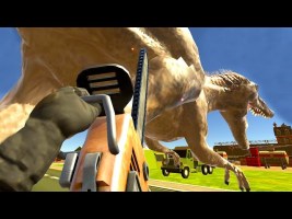 CHAINSAW VS DINOSAUR – Dinosaur Hunter Dino City Android Gameplay #3